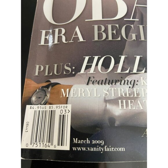 Vanity Fair March 2009 Barack Obama (The Obama Era Begins, Vol. 583) Paperback – - Picture 3 of 4